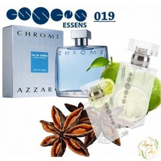 ДУХИ ESSENS 019 ( В СТИЛИСТИКЕ АРОМАТА CHROME, AZZARO), 50ML