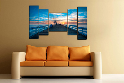 Модульная картина "Мост к солнцу"