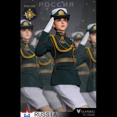 ПРЕДЗАКАЗ - Курсантка военного университета ВС РФ - Коллекционная ФИГУРКА 1/6 Russian female soldiers Aerospace Forces (FS-73054C) - FLAGSET ?ЦЕНА: 18900 РУБ.?