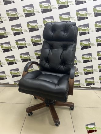 Кресло Sumon-XL, кожа/кож.зам черный