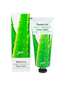 Крем с экстрактом алоэ успокаивающий кожу для рук FarmStay Visible Difference Aloe Vera Hand Cream оптом