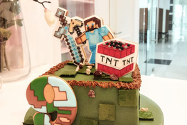 Торт "Майнкрафт"