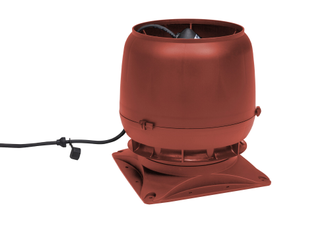 Вентилятор Vilpe ECo250S/200, 0-1250 м3/час, с основанием 400х400мм красный