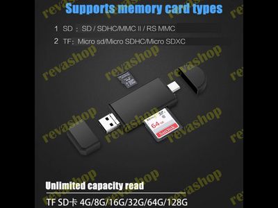 Картридер OTG TF/SD для Android компьютера