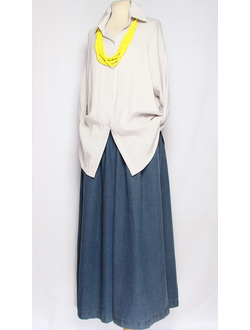 РУБАШКА "ПЛОТНЫЙ ХЛОПОК" св.серая, роза, графит, бежевая до р.54