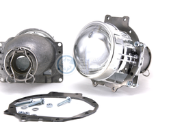 Комплект Hella R моно H7 с рамками для замены штатных ксеноновых / галогенных линз автомобиля Subaru Legacy Outback B13 (2003 - 2006) и B14 (2009-н.в.)