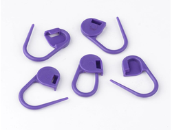 НАБОР ПЛАСТИКОВЫХ МАРКЕРОВ ДЛЯ ВЯЗАНИЯ  "БУЛАВКА" - ФИОЛЕТОВЫЙ