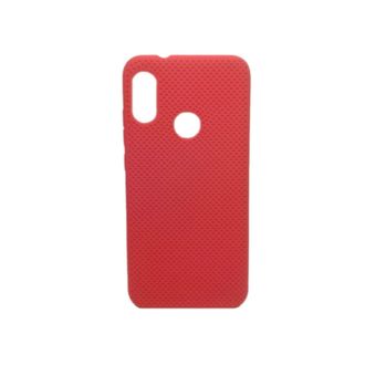 Чехол-бампер с перфорацией для Xiaomi Redmi Note 7 (красный)