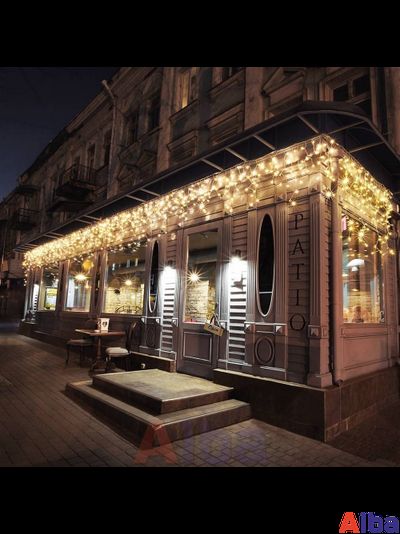 Бахрома 3*0.6 м БЕЛЫЙ ТЕПЛЫЙ, мерцание IP 65