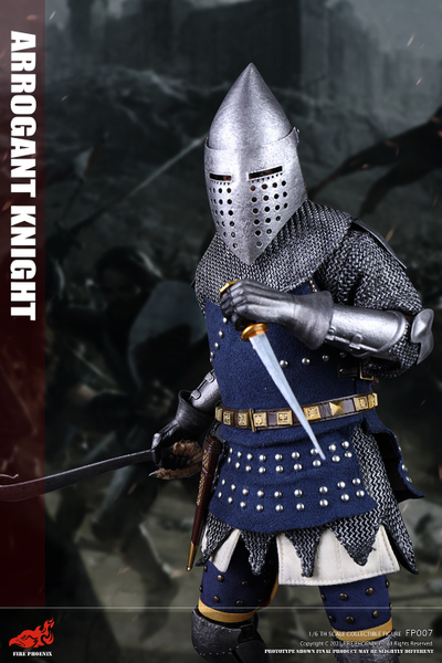 Рыцарь с фальшионом - КОЛЛЕКЦИОННАЯ ФИГУРКА 1/6 scale DIECAST ALLOY ARROGANT KNIGHT (FP007) - FIRE PHOENIX