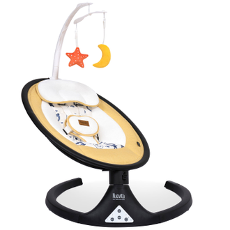 Шезлонг Nuovita Mistero MS1 Giallo, Nero/Желтый, Черный