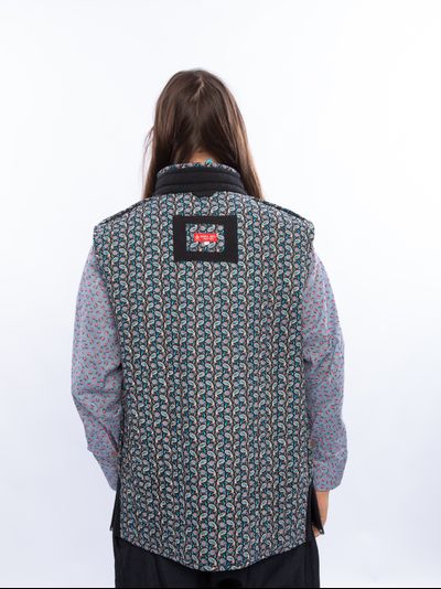 Жилетка "Родное тепло" черная