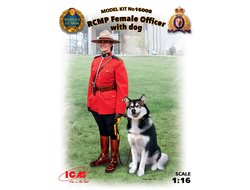 Сборная модель: (ICM 16008) Офицер Королевской канадской конной полиции с собакой