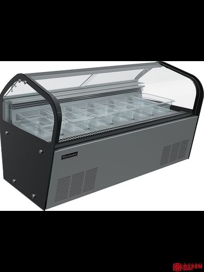 Витрина для мороженого Carboma I60 VL 1,2-1 JOY нержавеющая сталь
