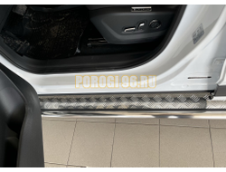 Пороги с накладным листом d53 для JAC JS6 2022-