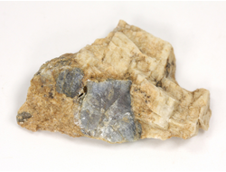 Корунд синий (сапфир), кристалл, Индия (40*28*10 мм, 12 г) №36094