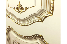 Патина на эмали  " слоновая кость"