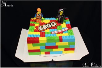 Торт Лего с фигурками (3,5 кг.)
