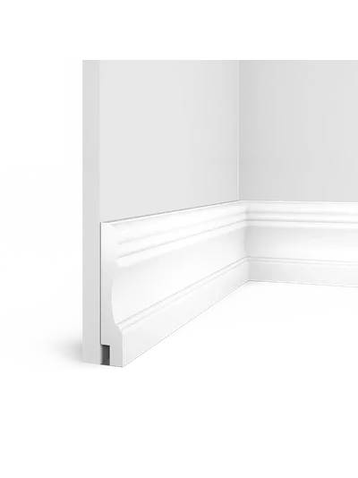 Плинтус W009L ПОЛИСТИРОЛ HI WOOD 145мм х 25мм х 2,0м.