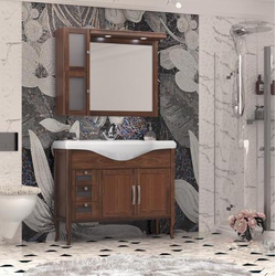 Мебель для ванной Opadiris Мираж 105 светлый орех