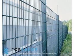 Раздвижные ворота из 2Д секций из сварного прутка 8мм от завода