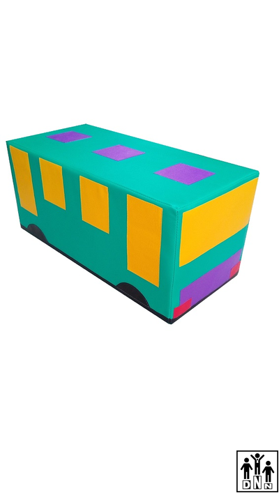 Мягкий модуль Машина Автобус зеленый DNN