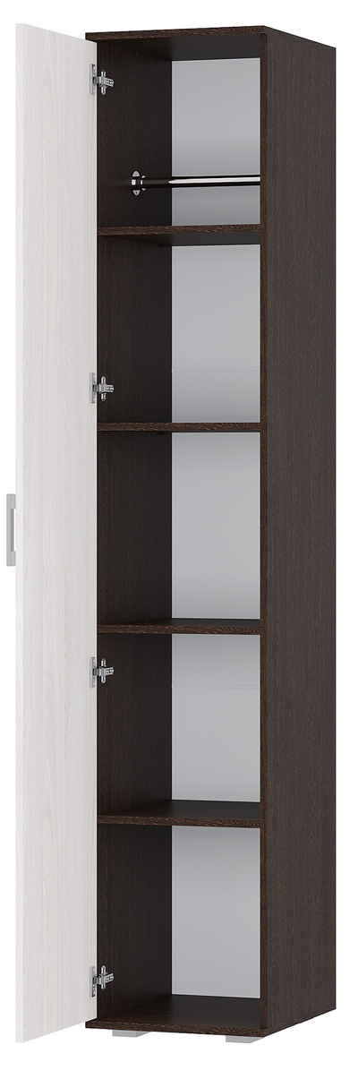 «Белла» пенал 400*2120*470 венге/ясень белый НОВЫЙ ЦВЕТ (BTS)