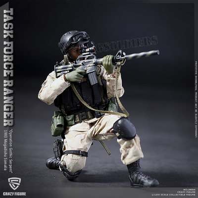 Солдат Армии США ("Падение Черного Ястреба") фигурка 1/12 scale US Special Force LW004 Crazy Figure