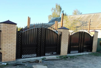 Кованые ворота - Арт 056