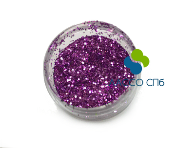 Глиттер блёстки "Лаванда" 0,4 мм 1 кг