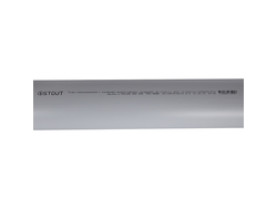 Труба канализационная STOUT 110х2000 бесшумная (Арт. SKB-0002-110200)