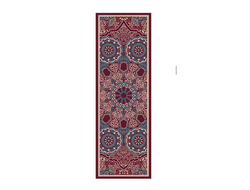 Коврик спортивный профессиональный натуральный каучук + замша  1,83*61*3 мм №15