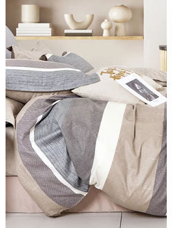 Постельное белье Cleo полутороспальное сатин 150х210х1 160х230х1 70х70х2 15/888-SK