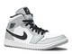 Nike Air Jordan Retro 1 Mid Gray (Серые с белым)