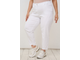 Летние женские свободные брюки  &quot;МИДЛ&quot; арт. 724007 (цвет белый) Размеры 50-64