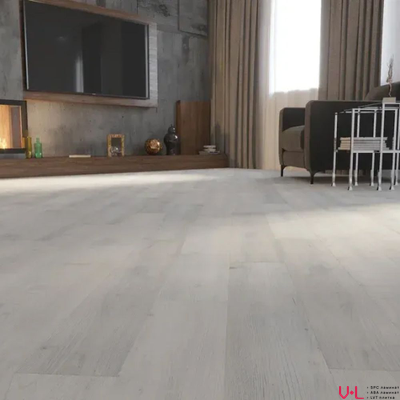 SPC ламинат Art East Ясень Ванкувер 12 в интерьере гостиной