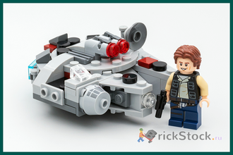 # 75295 Мини–«Сокол Тысячелетия» с Фигуркой / “Millennium Falcon” (Microfighter ― 2021)