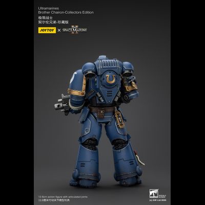 Ультрамарин брат Кайрон (Warhammer 40k, Spacemarine II) - КОЛЛЕКЦИОННАЯ ФИГУРКА 1/18 Ultramarines Collectors Edition - Brother Chairon (JT01383) - JOYTOY