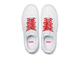 Белые спортивные Кроссовки Nike Supreme x Air Force 1 с красной шнуровкой CU9225-100 заказать