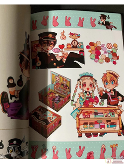 Оригинальный Арт Бук Jibaku Shounen Hanako-kun Vol. 2 (Туалетный мальчик Ханако)