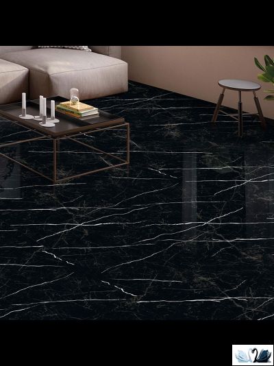Керамогранит Staro Palacio Nero Marquina 60х120 см глянцевый