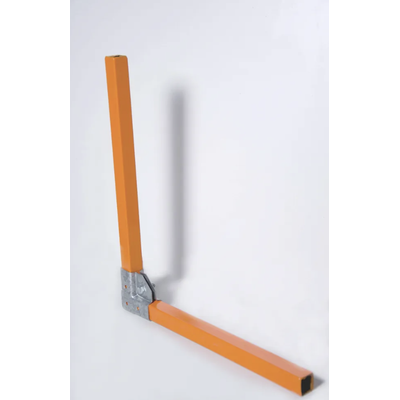 Краб-система Г-образная под трубу 20х20 мм.