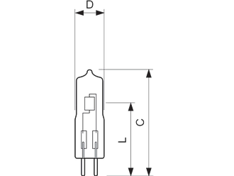 Галогенная капсульная лампа Muller Licht HSS-960s Stiftsockel Dimmbar 60w G9 230v