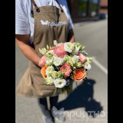 Букет невесты &amp; Бутоньерка № 1311