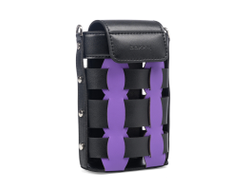 Мини-сумка 118	Черный Пурпурный