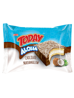 Пирожное Тудей Алоха Коконат с маршмеллоу 45гр (24 шт)*6