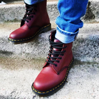 БОТИНКИ DR. MARTENS (ДОКТОР МАРТИНС) 1460 БОРДОВЫЕ