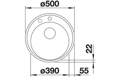 Мойка Blanco Riona 45, 521396