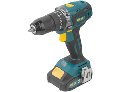 Дрель-Шуруповерт акк. 20 В; 0-400/1600 об/мин; 55 Нм; 2 (Li-Ion) 2,0 Ач; 1 ч.; бесщеточный; рез. накл.; кейс  FIT, 79903