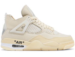 Nike Air Jordan 4 Off White Sail (Бежевые) Арт1 фото